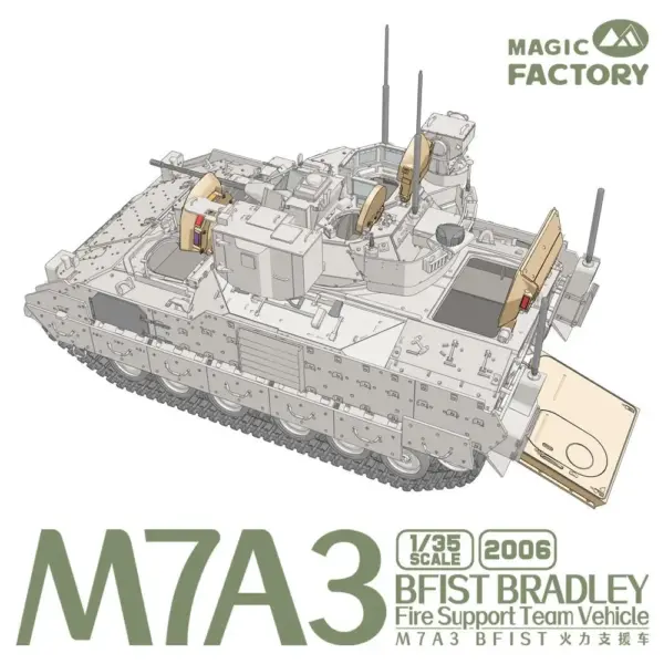 M7A3 BFIST Bradley Model Kit 1/35 Scale - Image 4