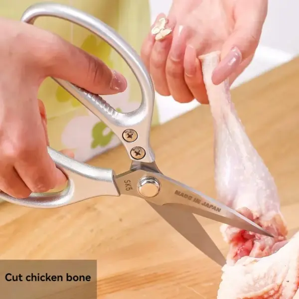 Professional 8.5-inch Stainless Steel Kitchen Scissors - Image 3