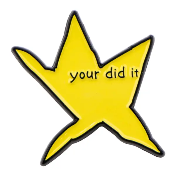 Your Did It Star Enamel Brooch Pin - Image 6