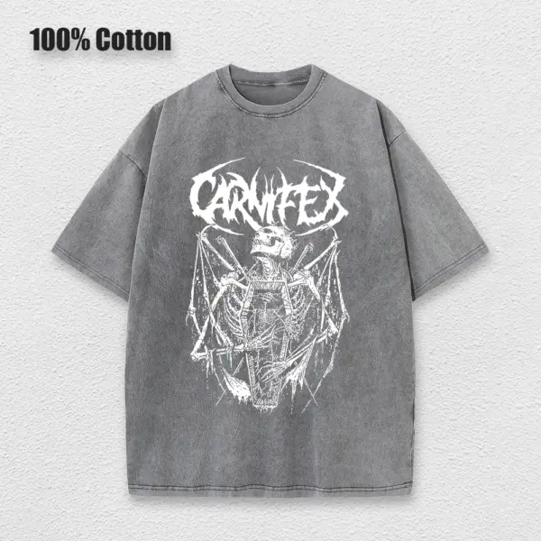 Gothic Summer T-Shirt for Men Unisex Casual - Image 4