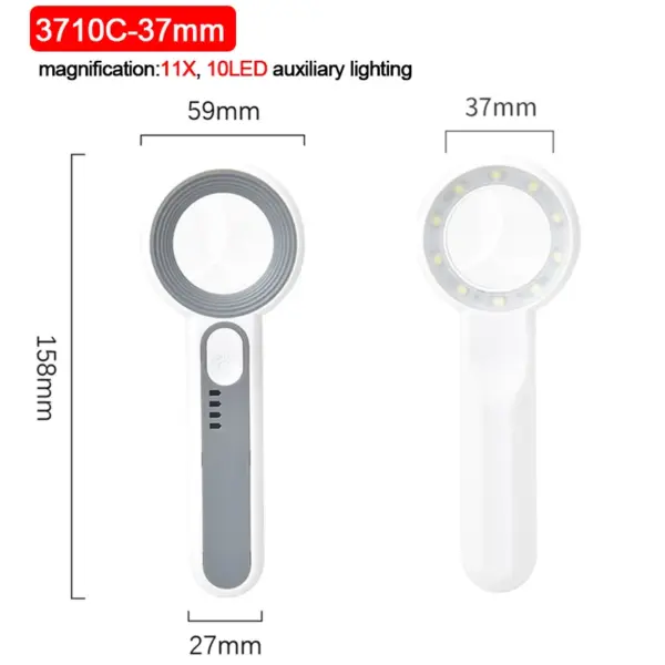 Rechargeable Handheld Magnifier with LED Light - Image 10