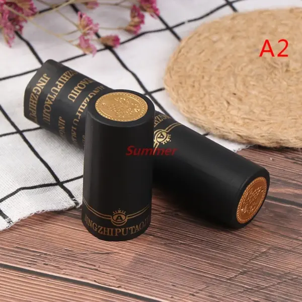 10pcs PVC Heat Shrink Caps for Wine Bottles - Image 12