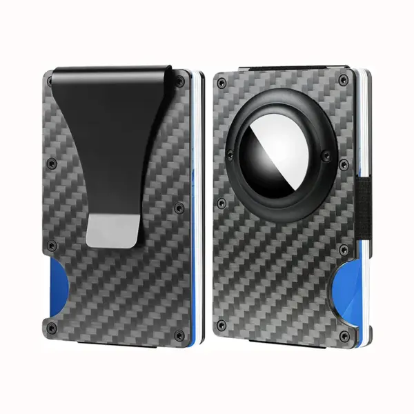 Aluminum Airtag Card Holder Wallet for Men - Image 16