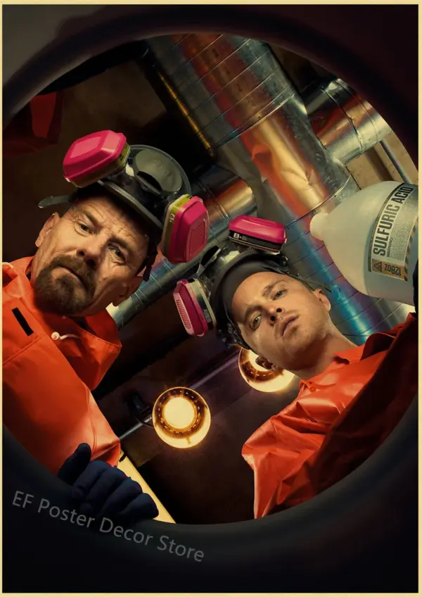 Breaking Bad Retro Canvas Wall Art Poster - Image 6