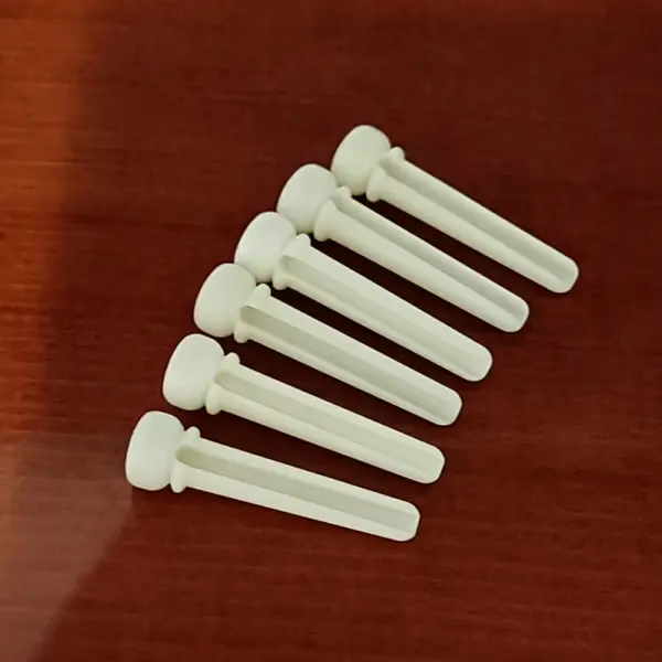 6 Pack Acoustic Guitar Bridge Pins Pure Bone - Image 4
