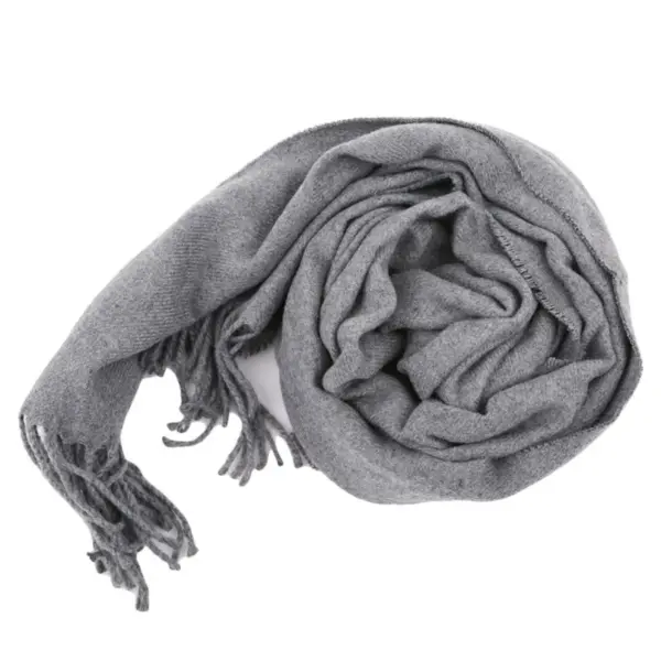 Thickened Cashmere Feel Scarf for All Seasons - Image 3