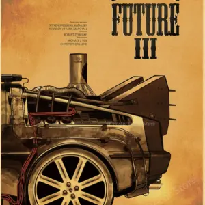 Vintage Back To The Future Movie Poster Print 92 S5b90ceed9815425780952138b0722cb99 1