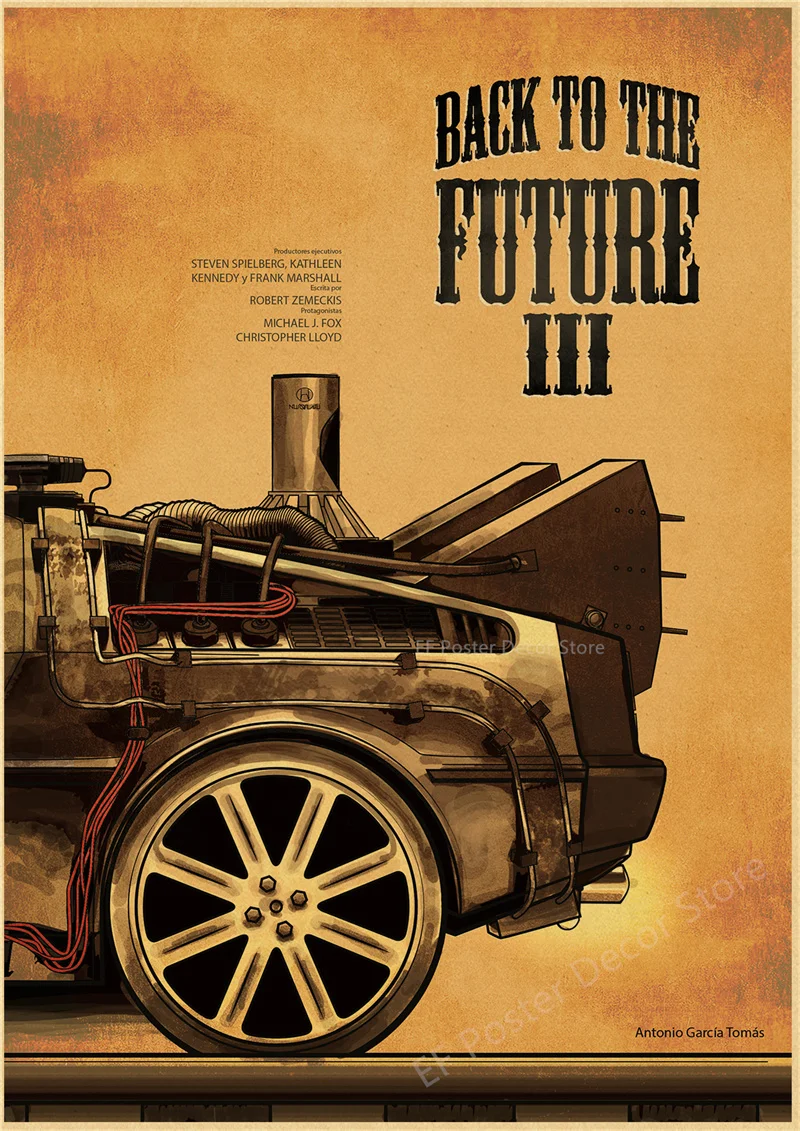 Vintage Back To The Future Movie Poster Print 44 Vintage Back To The Future Movie Poster Print - Image 44