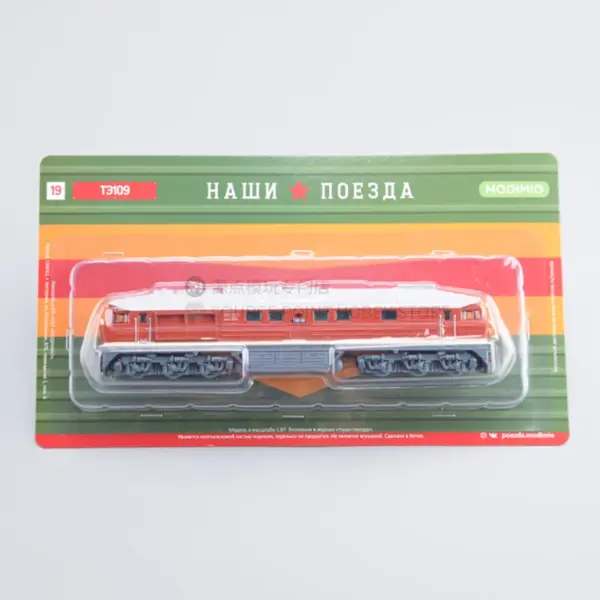 1:87 Diecast Alloy Soviet Passenger Train Model - Image 7