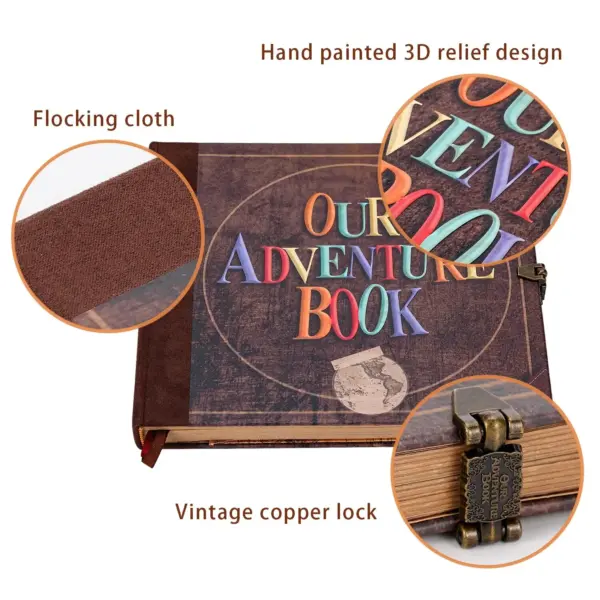 DIY Retro Style Photo Album 10 Inch Journal - Image 2