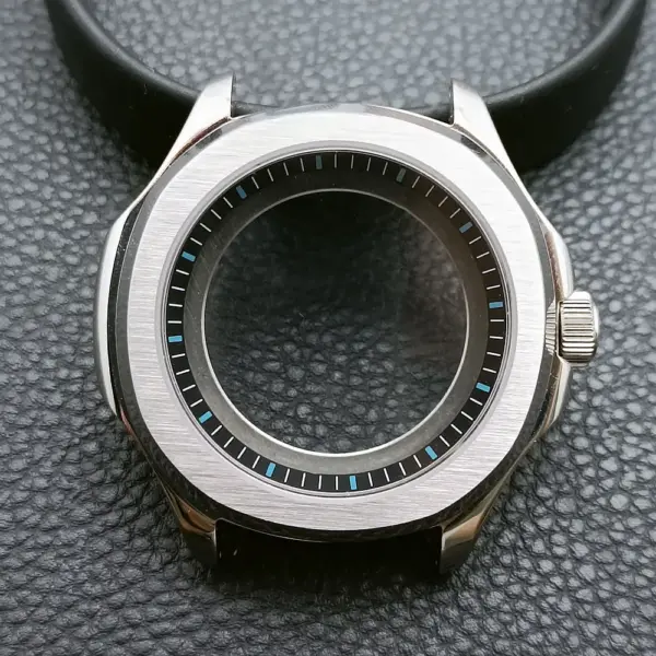 39.5mm Stainless Steel Watch Case with Sapphire Glass - Image 9