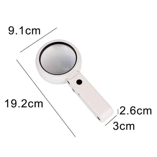 8 LED Foldable Magnifying Lamp with 5X/11X Lens - Image 6