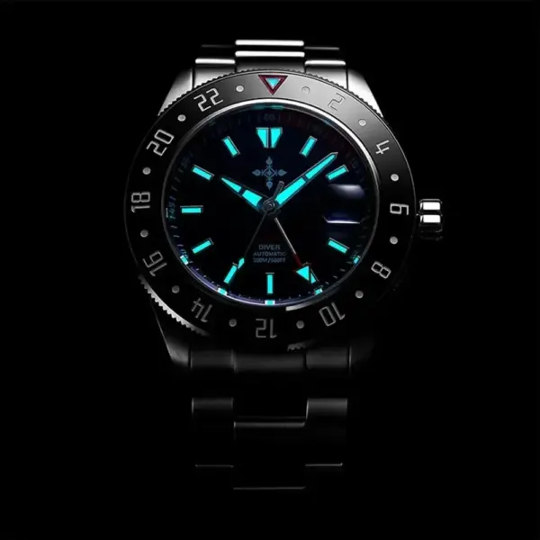 Men's NH34 GMT Automatic Mechanical Watch - Image 5