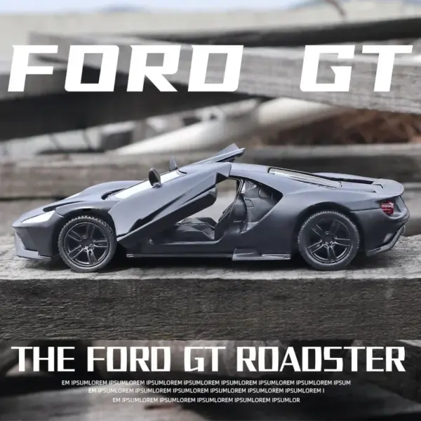 1:36 Ford GT Sports Car Diecast Model