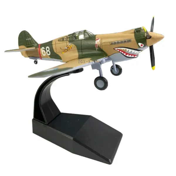 1/72 WWII Curtiss P40 Warhawk Diecast Model - Image 3