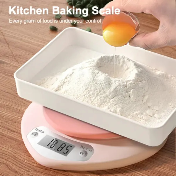 Heart-Shaped Digital Kitchen Scale 5kg/2kg - Image 4