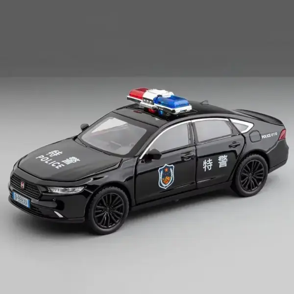 1:32 Diecast Honda Accord Police Car Model - Image 9