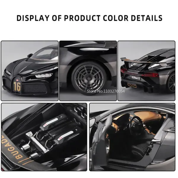 1/18 Alloy Diecast Toy Car with Sound Light - Image 4