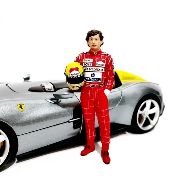 1:18 Scale Male Racing Car Driver Figurine - Image 2