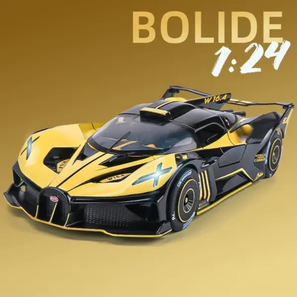 1:24 Bugatti Bolide Alloy Diecast Model Car - Image 9