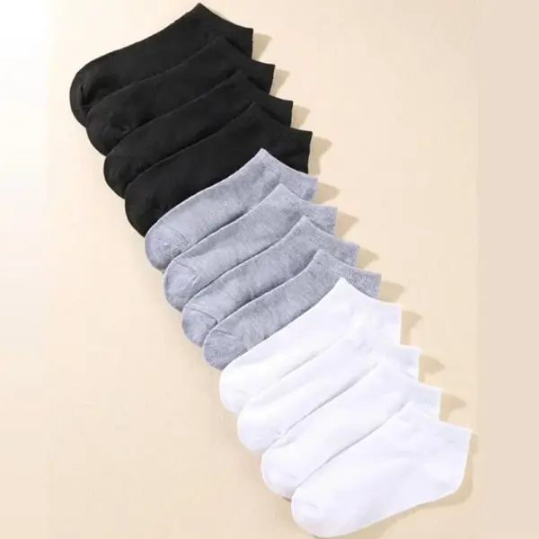 Men's Low Cut Ankle Socks - 5 Pairs - Image 11