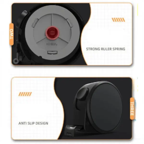Black Steel Measuring Tape 3/5M Portable Tool - Image 5