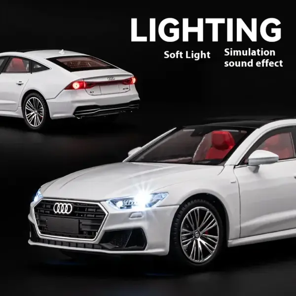 1:24 Scale Audi A7 Diecast Model Car - Image 5