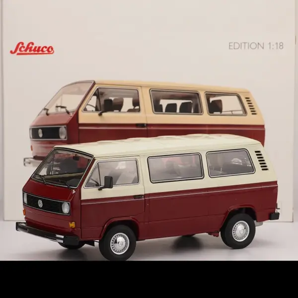 1:18 Scale Diecast T3a Volkswagen Van Model - Image 6