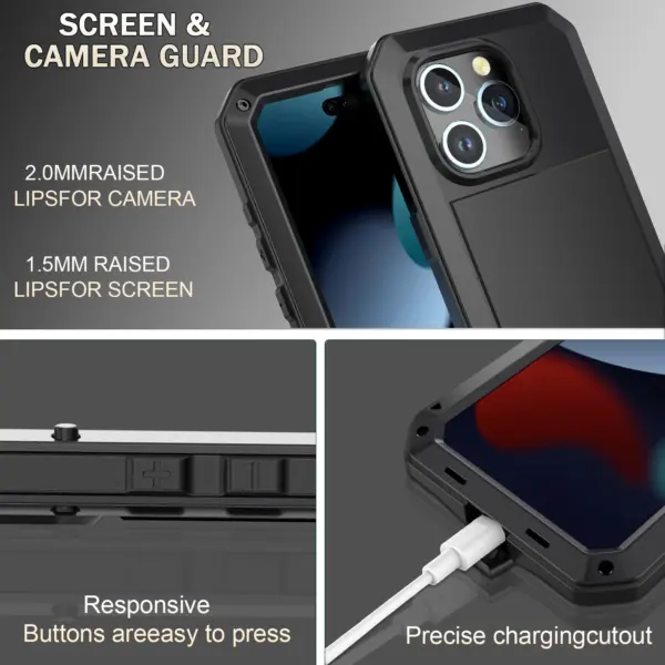Heavy-Duty Anti-Slip Case for iPhone 15 Series - Image 4