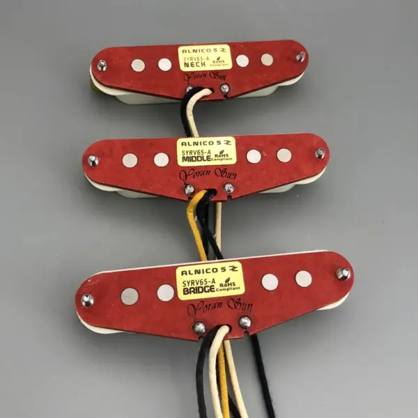 Vintage Alnico 5 SSS Guitar Pickups Set - Image 3