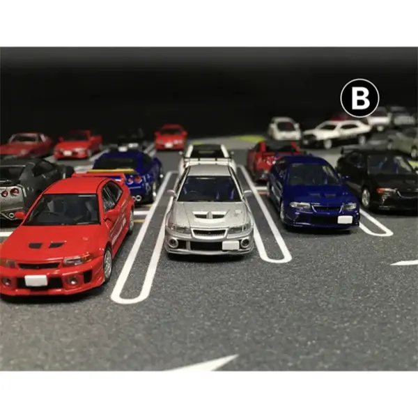 1:64 Scale Parking Lot Scene Mat 80x40cm - Image 6