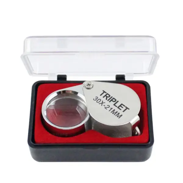 30X Jewelers Magnifying Loupe with 21mm Lens - Image 3