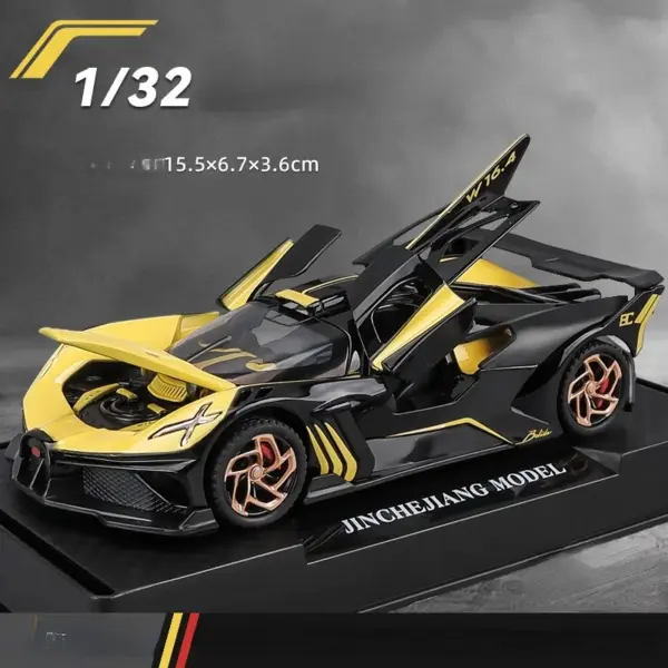 1:32 Bugatti Bolide Alloy Diecast Model Car - Image 10