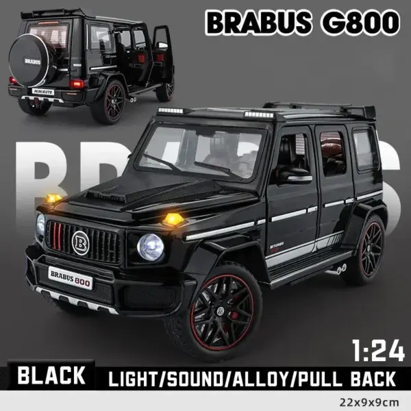 1:24 Mercedes Benz BRABUS G800 Diecast Model Car - Image 14