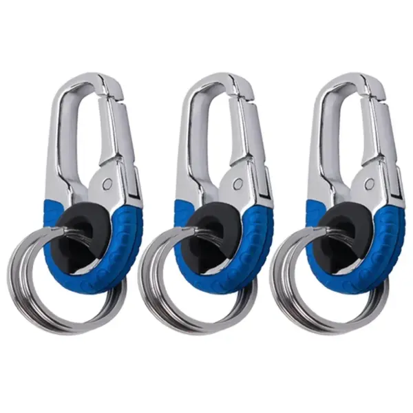 Zinc Alloy Car Keychain Ring with Hook - Image 8