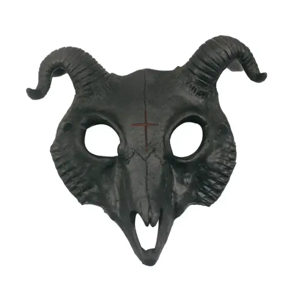 Goat Skull Horn Mask for Halloween Cosplay - Image 7