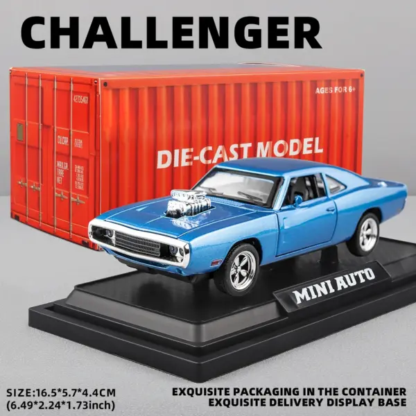 1970 Charger Diecast Model Car 1:32 Scale - Image 7