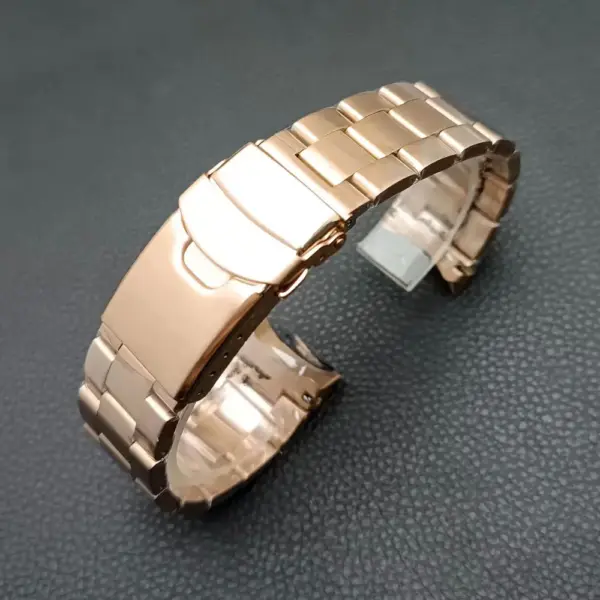 42mm Gold Rose Gold Stainless Steel Watch Case - Image 52