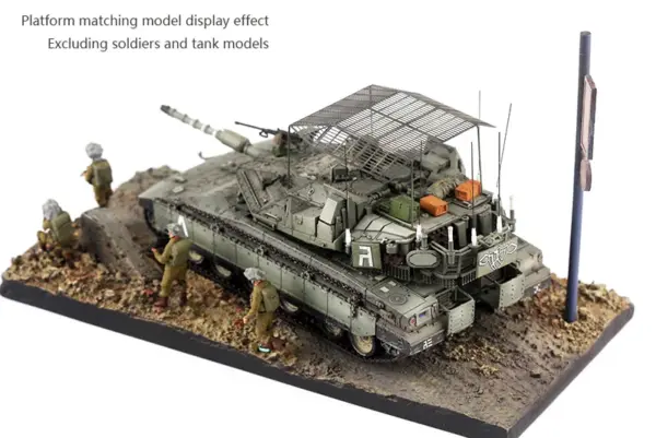 1:72 Scale Ruined Ground Model Platform - Image 2