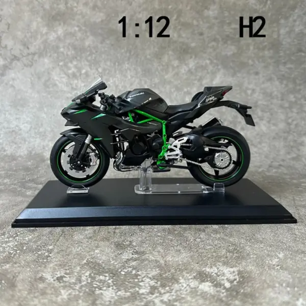 1:12 Scale H2 H2R Alloy Motorcycle Model - Image 8