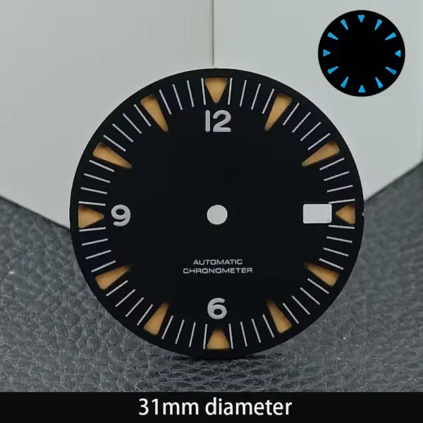 31.5MM Luminous Watch Dial for NH35 Movement - Image 8