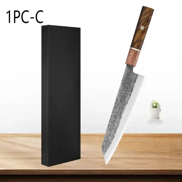 Professional Chef Knife Set with Wood Handle - Image 8