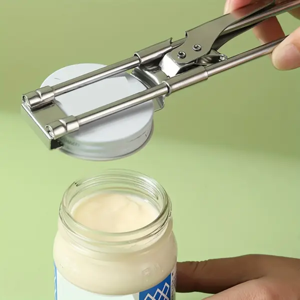 Adjustable Stainless Steel Jar and Bottle Opener - Image 6