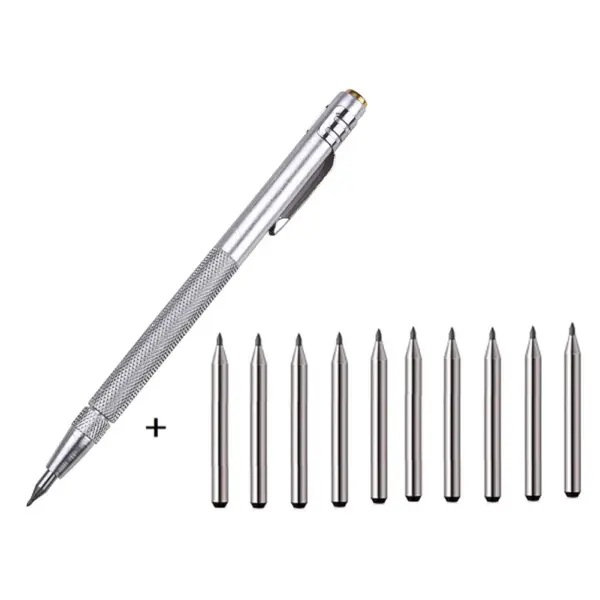 Tungsten Carbide Scriber Pen with Tips - Image 3