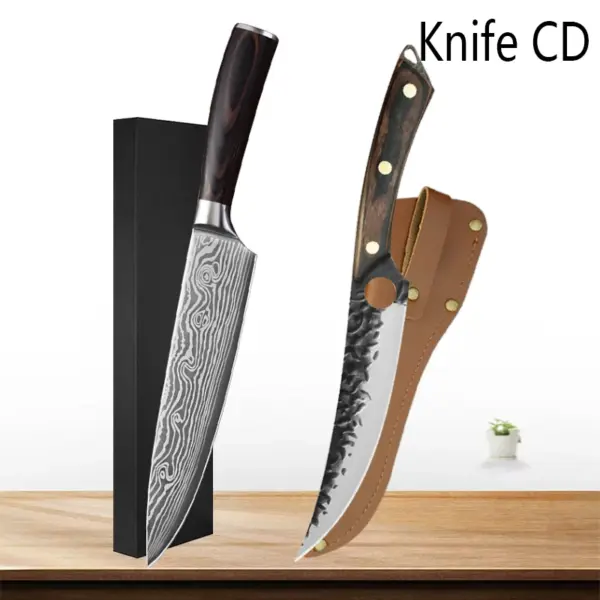 Professional Stainless Steel Chef Knife Set - Image 7