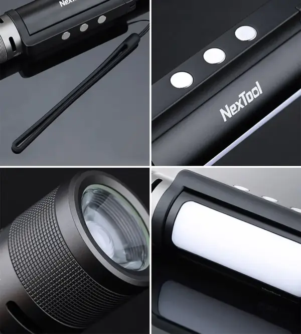 6 in 1 Multifunctional Zoom LED Flashlight - Image 6