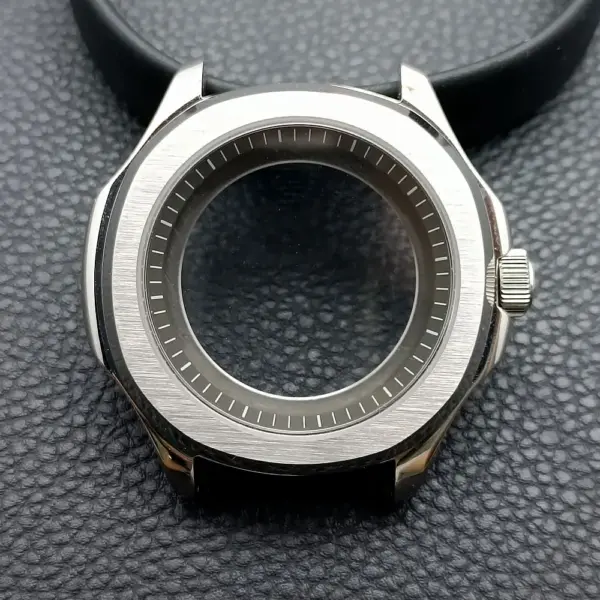 39.5mm Stainless Steel Watch Case with Sapphire Glass - Image 12