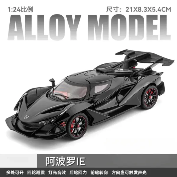 1:24 Scale Apollo IE Diecast Toy Car Model - Image 7