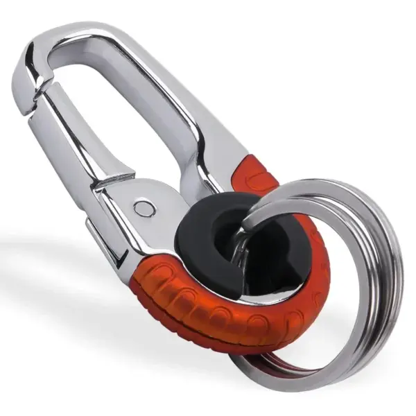 Zinc Alloy Car Keychain Ring with Hook - Image 11