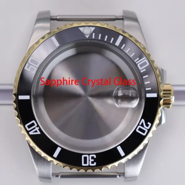 40mm Stainless Steel Watch Case for Movements - Image 9